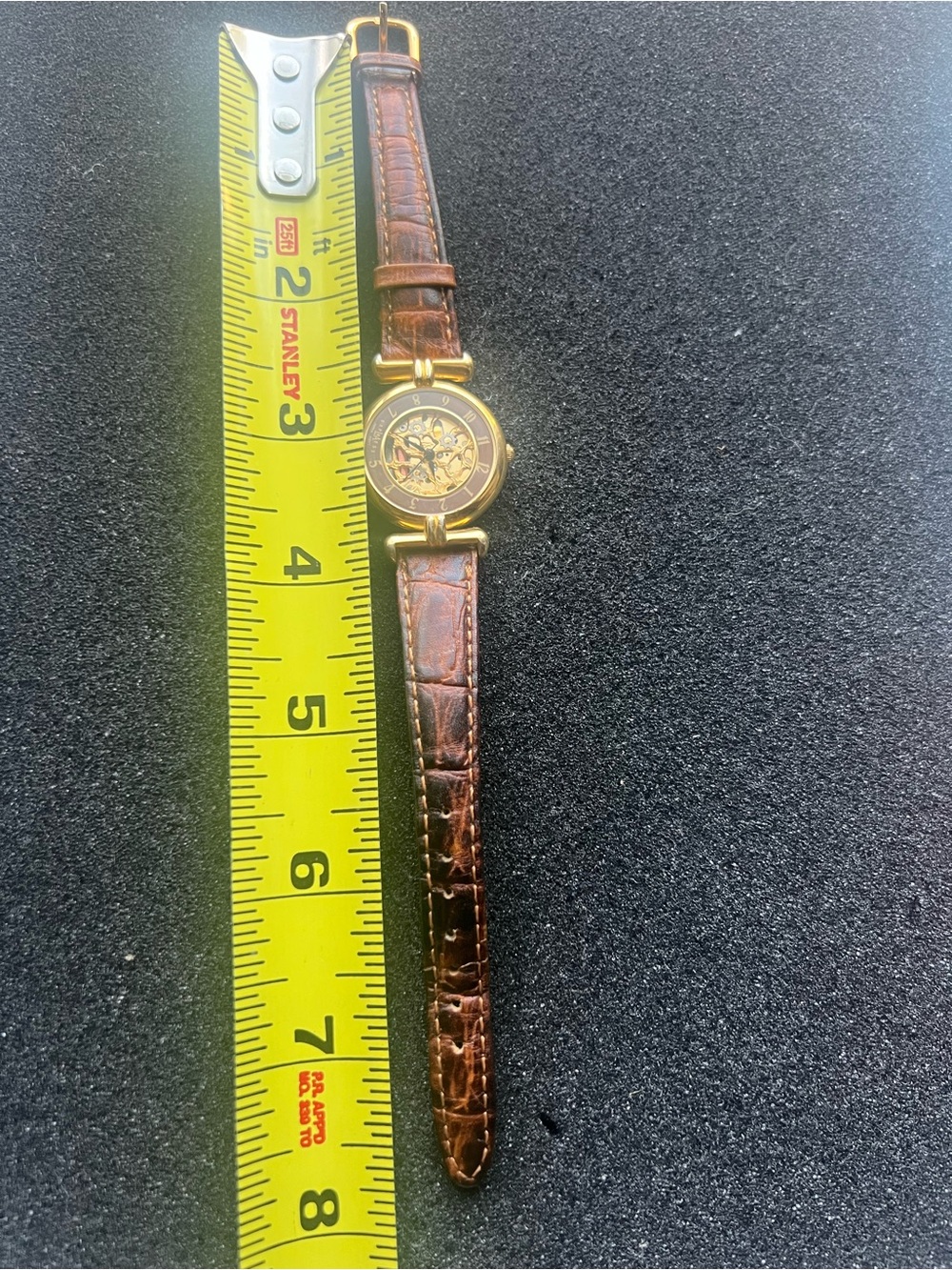 Vintage L.A. Express skeleton-dial women's watch